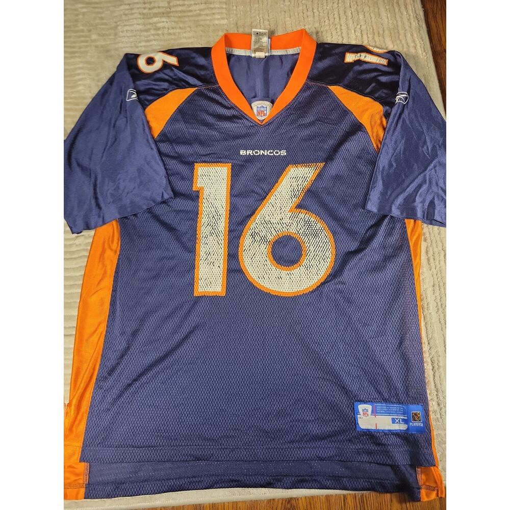 Reebok Jake Plummer Denver Broncos Football Jersey Mens Size XL Adult - Picture 2 of 9